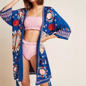 HTF Roller Rabbit Salcete Embroidered Caftan